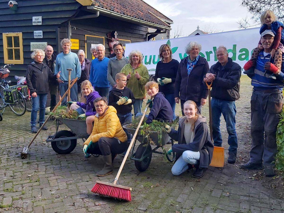 Natuurwerkdag bij Buningshof